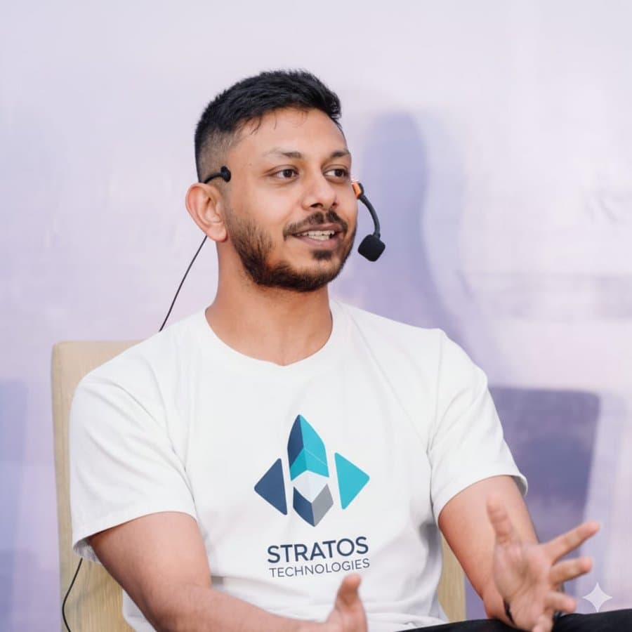 Sahil Modi, founder of Stratos Technologies